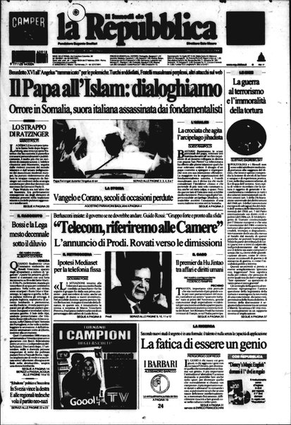 Il lunedì de La repubblica